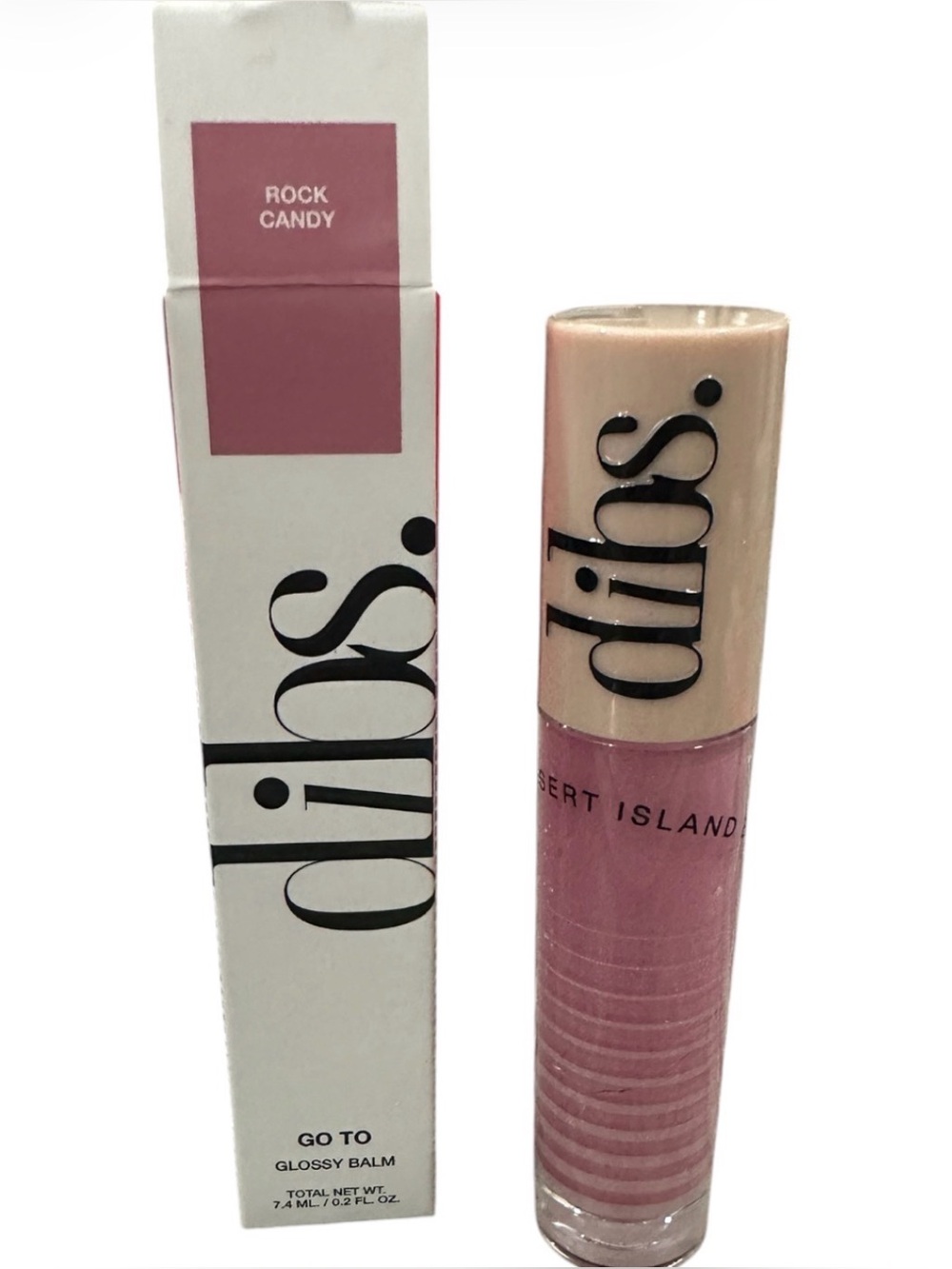 DIBS Go To Glossy Balm in Rock Candy - Pink Gloss